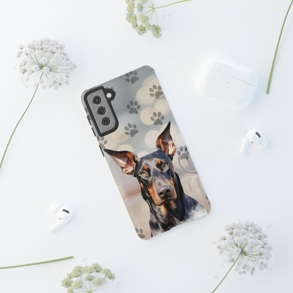 Doberman Phone Case by Tough Cases (Apple iPhone, Samsung Galaxy, and Google Pixel)