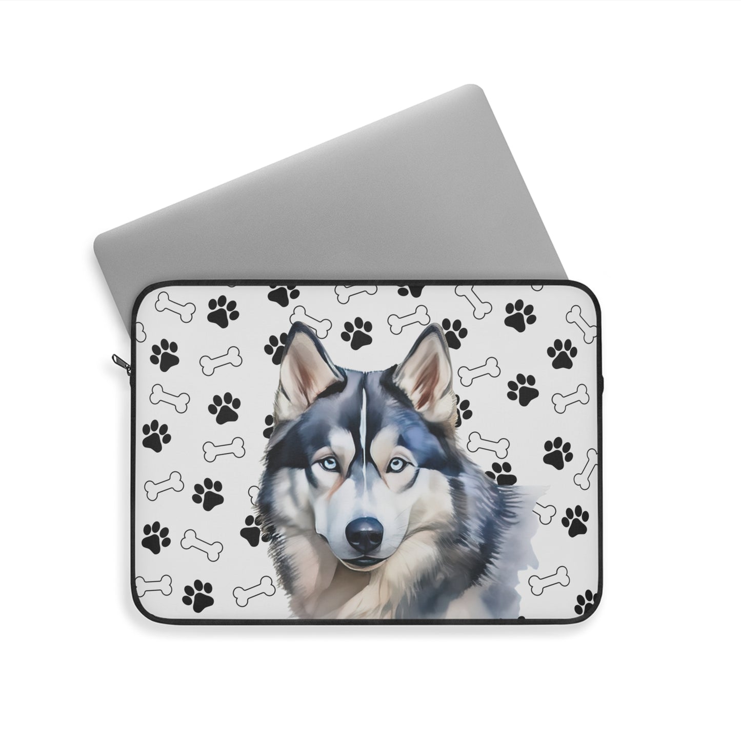 Siberian Husky Laptop Sleeve