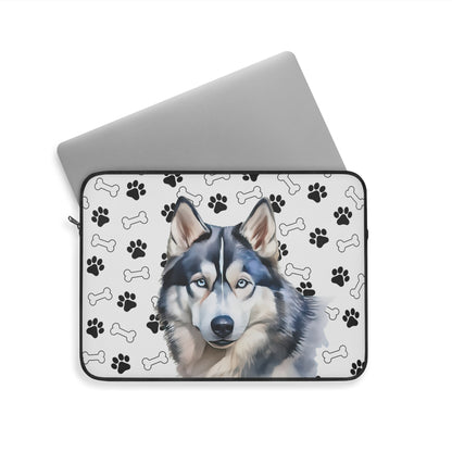 Siberian Husky Laptop Sleeve