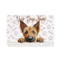 Berger Picard Customizable Dog Food Mat, Personalized Pet Feeding Station, Dog Bowl Mat, Dog Lover Gift, Tailored Pet Decor