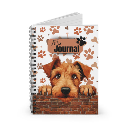 Irish Terrier Spiral Notebook - Ruled Line