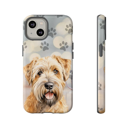 Self-Coated Wheaten Terrier by Tough Cases (Apple iPhone, Samsung Galaxy, and Google Pixel)