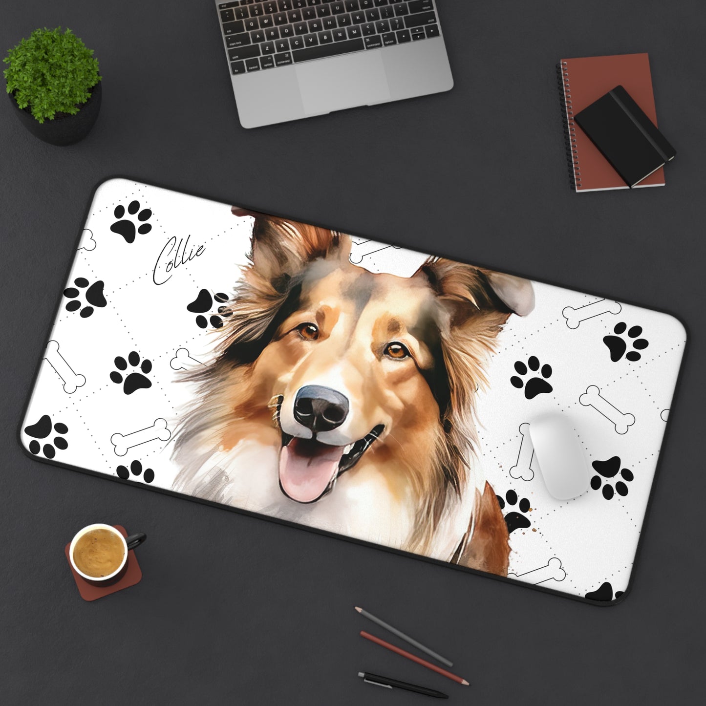 Collie Desk Mat