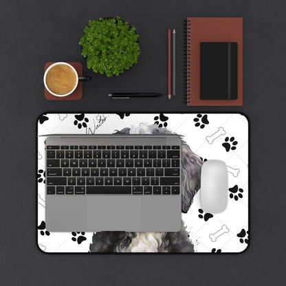 Portuguese Water Dog Desk Mat