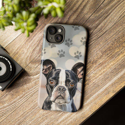 Boston Terrier Phone Case by Tough Cases (Apple iphone, Samsung galaxy, Google Pixel) Boston Terrier
