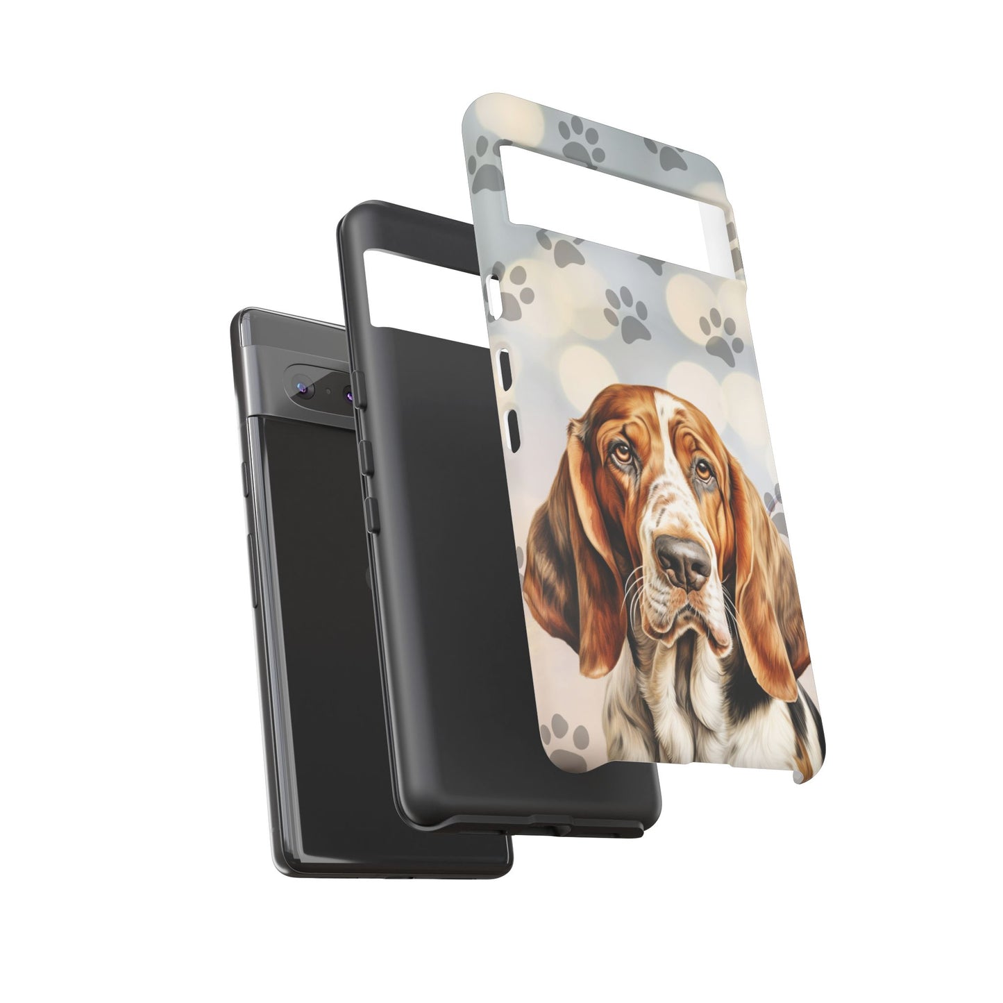 Basset Hound Phone Case by Tough Cases (Apple iPhone, Samsung Galaxy, and Google Pixel)