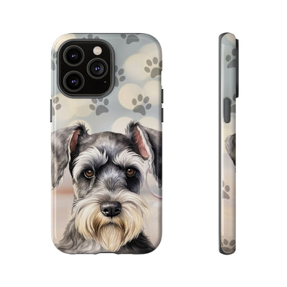 Miniature Schnauzer by Tough Cases (Apple iPhone, Samsung Galaxy, and Google Pixel)