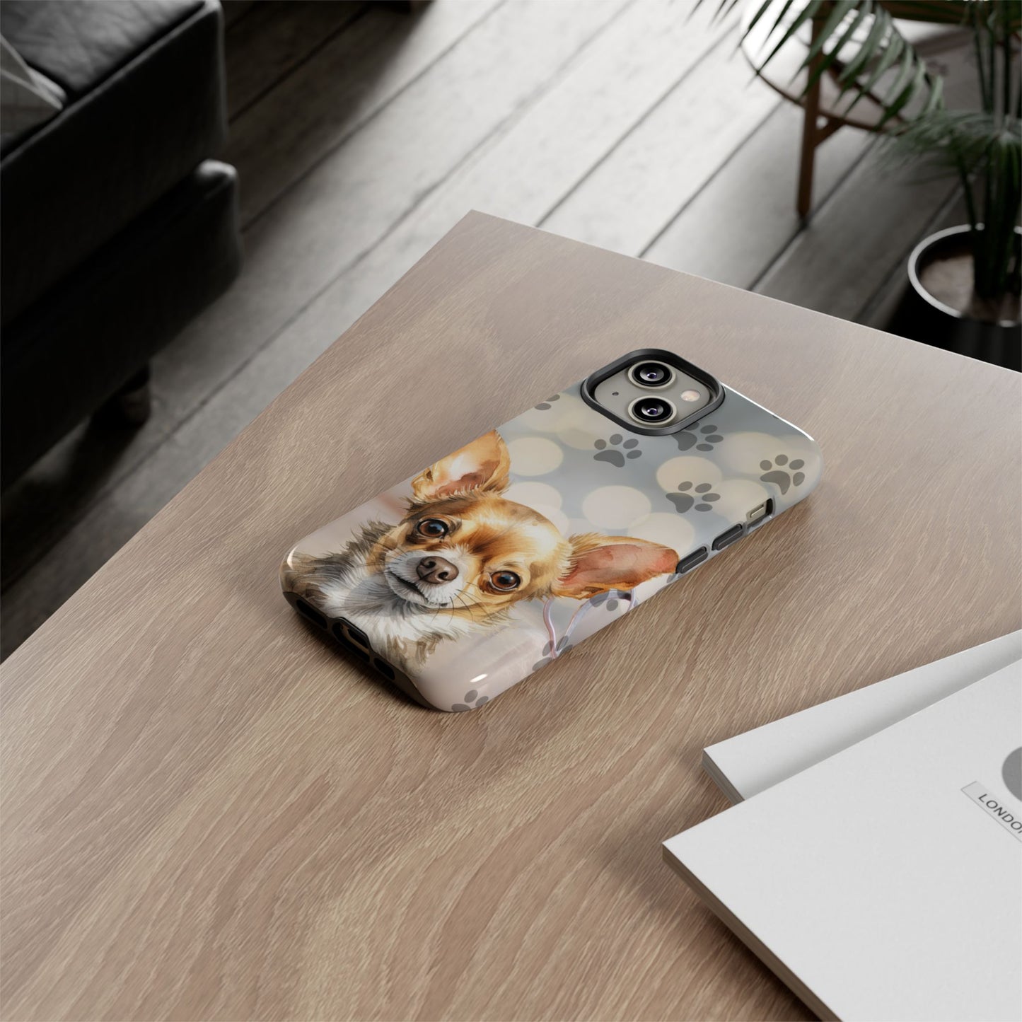 Chihuahua phone case by Tough Cases (Apple iPhone, Samsung Galaxy, and Google Pixel)