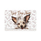 Chinese Crested Personalized Pet Food Mat - Cute Dog Design, Dog Lovers Gift, Pet Feeding Mat, Custom Pet Name, Home Decor for Pets