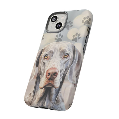 Weimaraner Phone Case by Tough Cases (Apple iPhone, Samsung Galaxy, and Google Pixel)