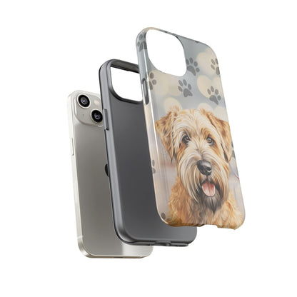 Self-Coated Wheaten Terrier by Tough Cases (Apple iPhone, Samsung Galaxy, and Google Pixel)