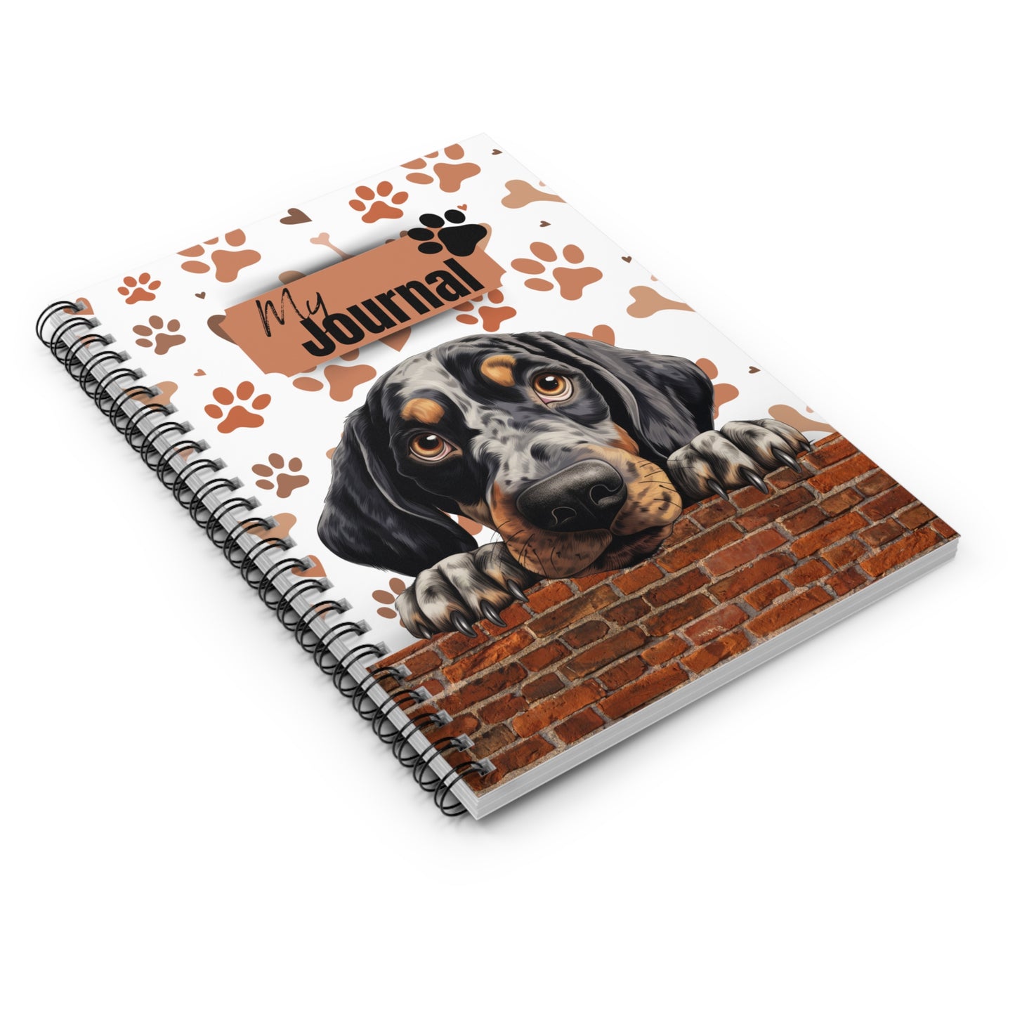 Bluetick Coonhound Spiral Notebook - Ruled Line