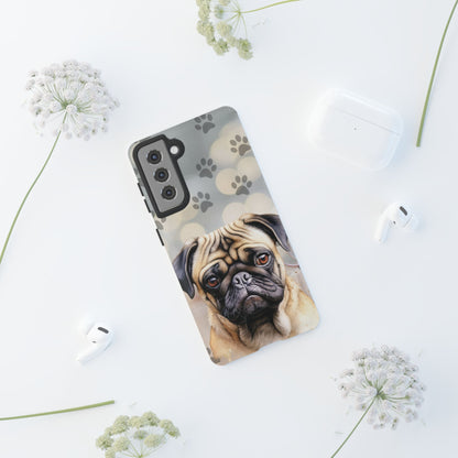 Pug Phone Case by Tough Cases (Apple iPhone, Samsung Galaxy, and Google Pixel)