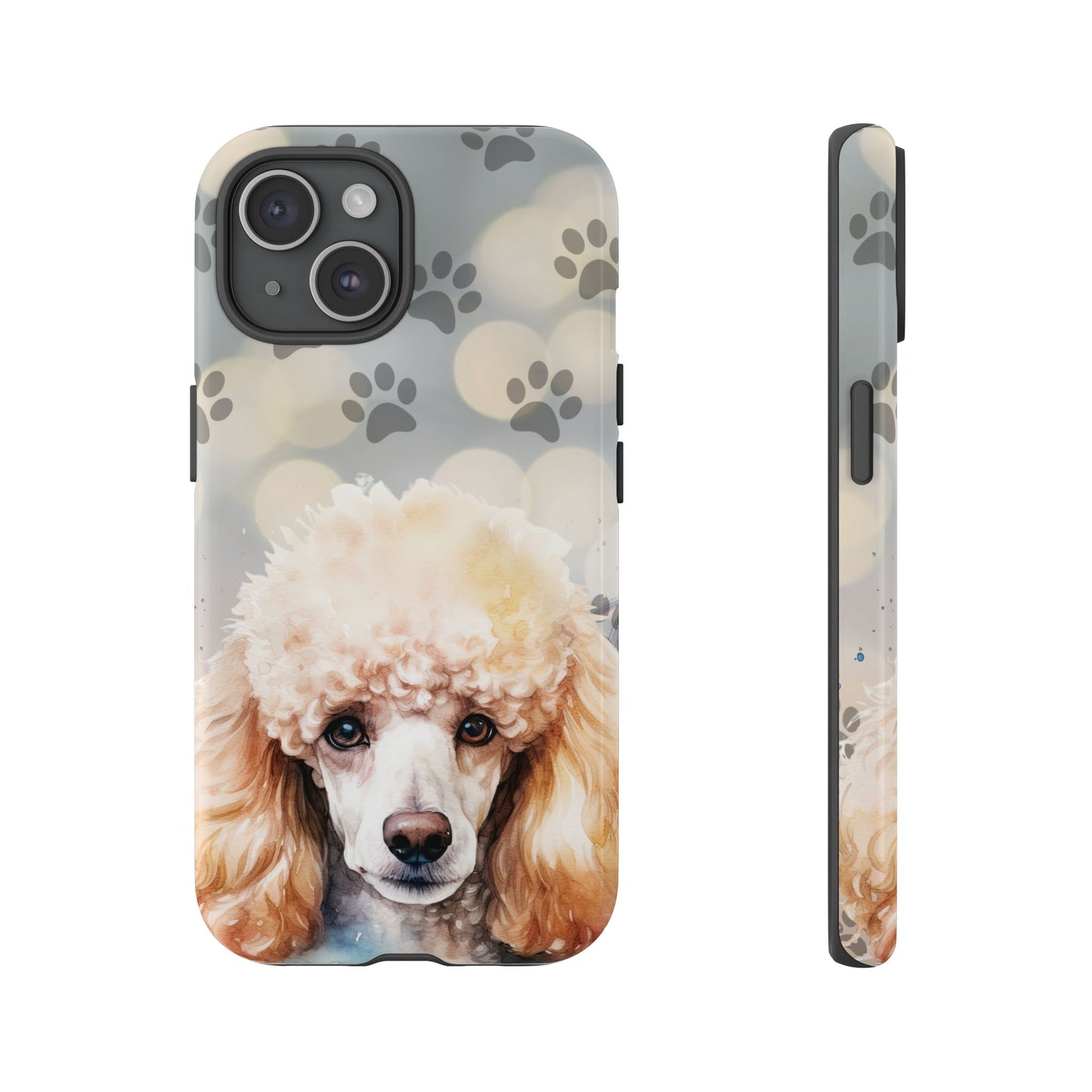 Poodle Phone Case by Tough Cases (Apple iPhone, Samsung Galaxy, and Google Pixel )