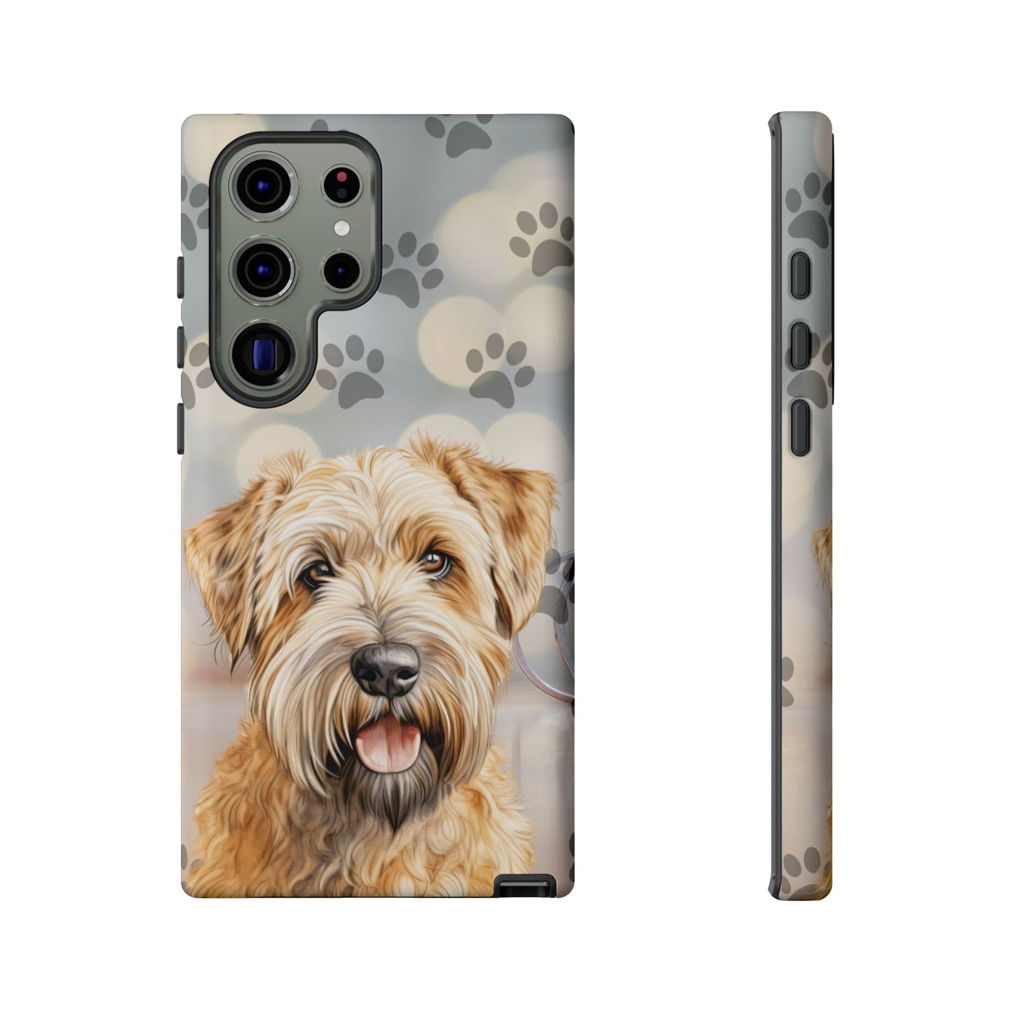 Self-Coated Wheaten Terrier by Tough Cases (Apple iPhone, Samsung Galaxy, and Google Pixel)