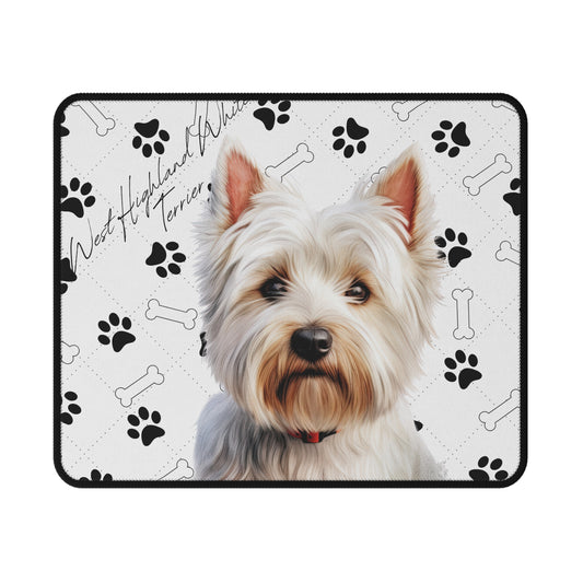 West Highland White Terrier Gaming Mouse Pad
