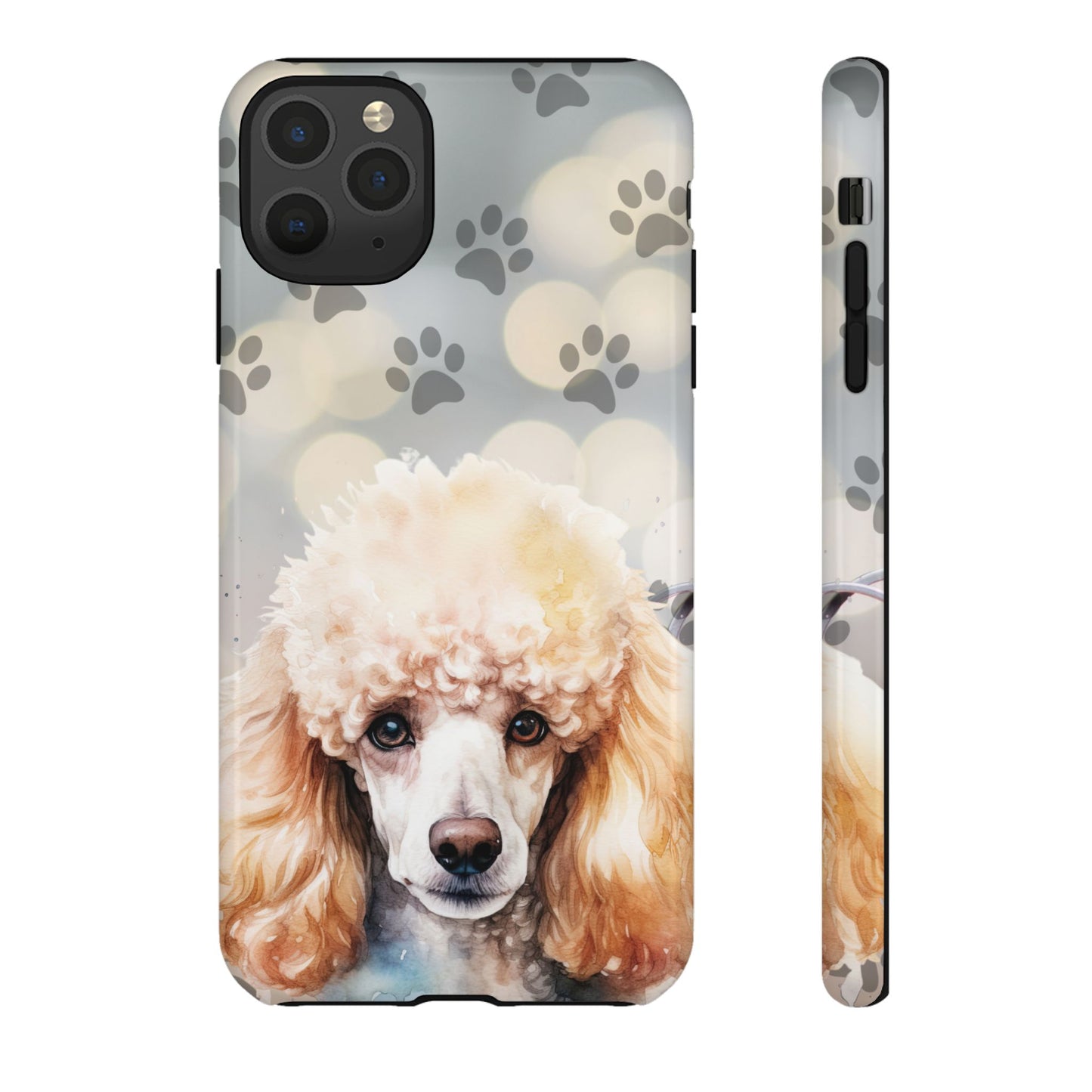 Poodle Phone Case by Tough Cases (Apple iPhone, Samsung Galaxy, and Google Pixel )
