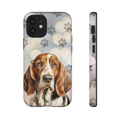 Basset Hound Phone Case by Tough Cases (Apple iPhone, Samsung Galaxy, and Google Pixel)