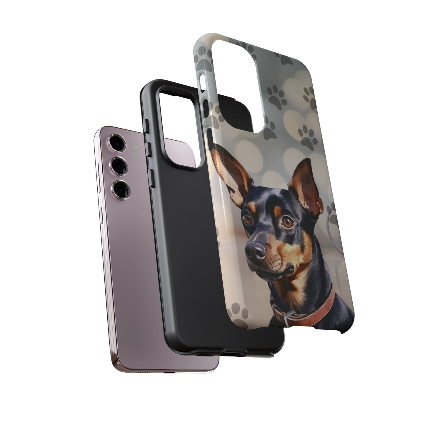 Miniature Pinscher by Tough Cases (Apple iPhone, Samsung Galaxy, and Google Pixel)