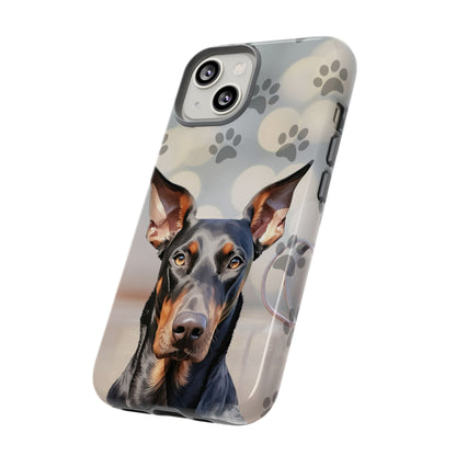 Doberman Phone Case by Tough Cases (Apple iPhone, Samsung Galaxy, and Google Pixel)