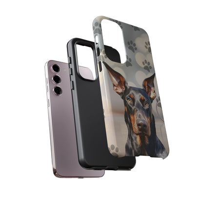 Doberman Phone Case by Tough Cases (Apple iPhone, Samsung Galaxy, and Google Pixel)
