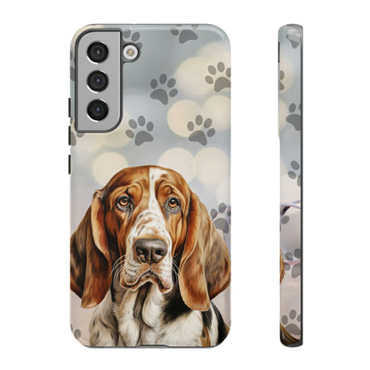 Basset Hound Phone Case by Tough Cases (Apple iPhone, Samsung Galaxy, and Google Pixel)