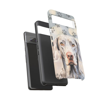 Weimaraner Phone Case by Tough Cases (Apple iPhone, Samsung Galaxy, and Google Pixel)
