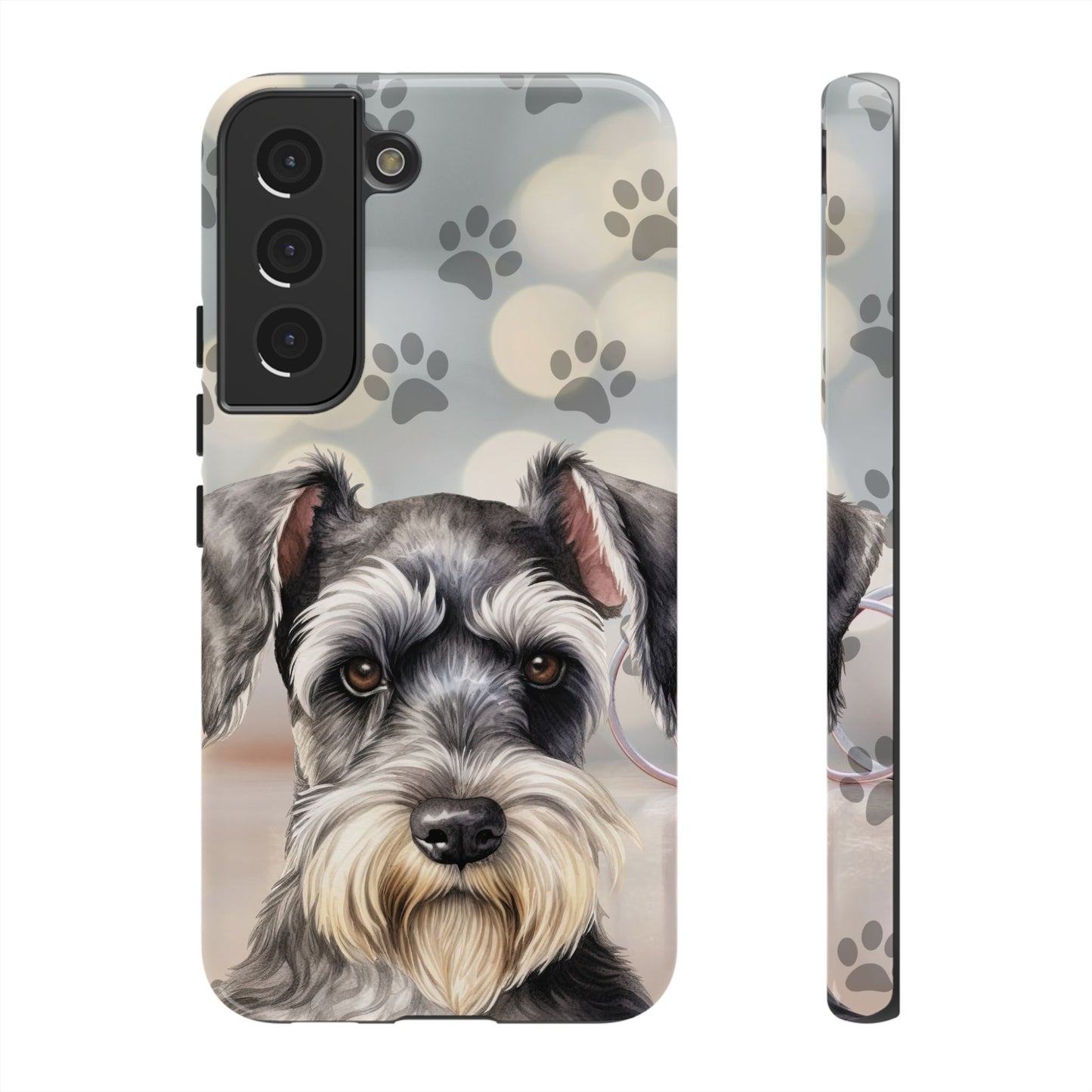 Miniature Schnauzer by Tough Cases (Apple iPhone, Samsung Galaxy, and Google Pixel)