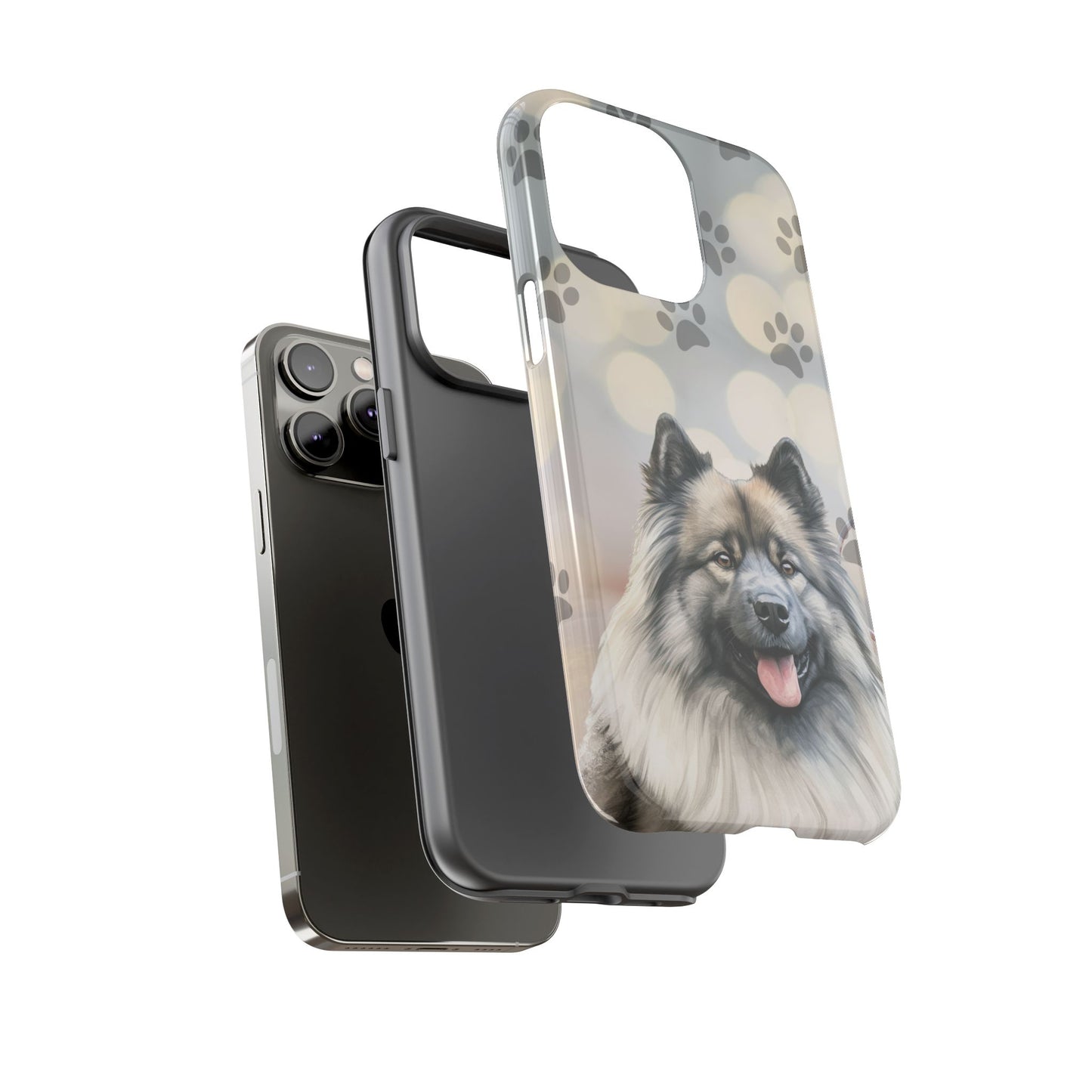Keeshond Phone Case by Tough Cases ( Apple iPhone, Samsung Galaxy, and Google Pixel)