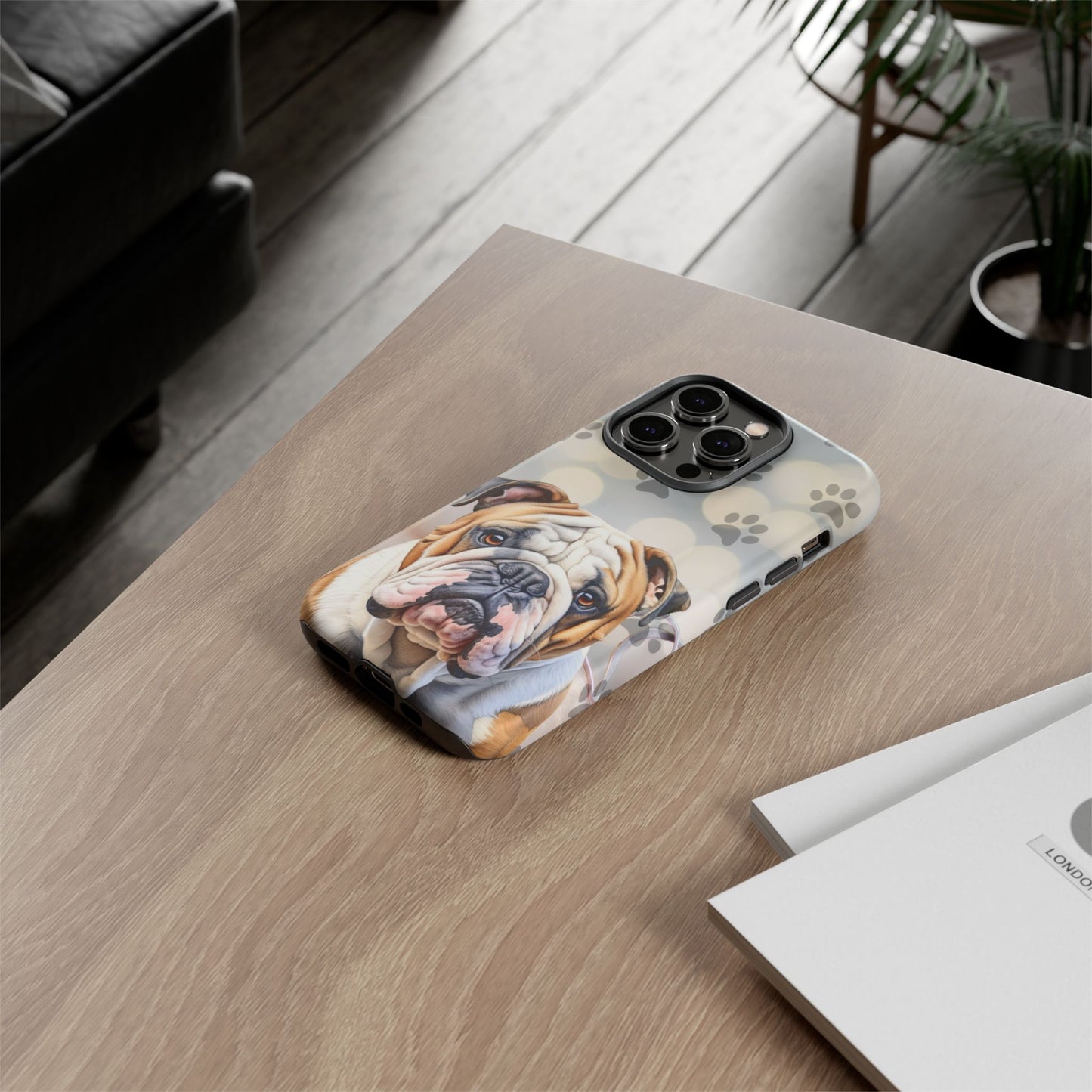 Bull Dog Phone Case by Tough Cases (Apple iPhone, Samsung Galaxy, and Google Pixel)