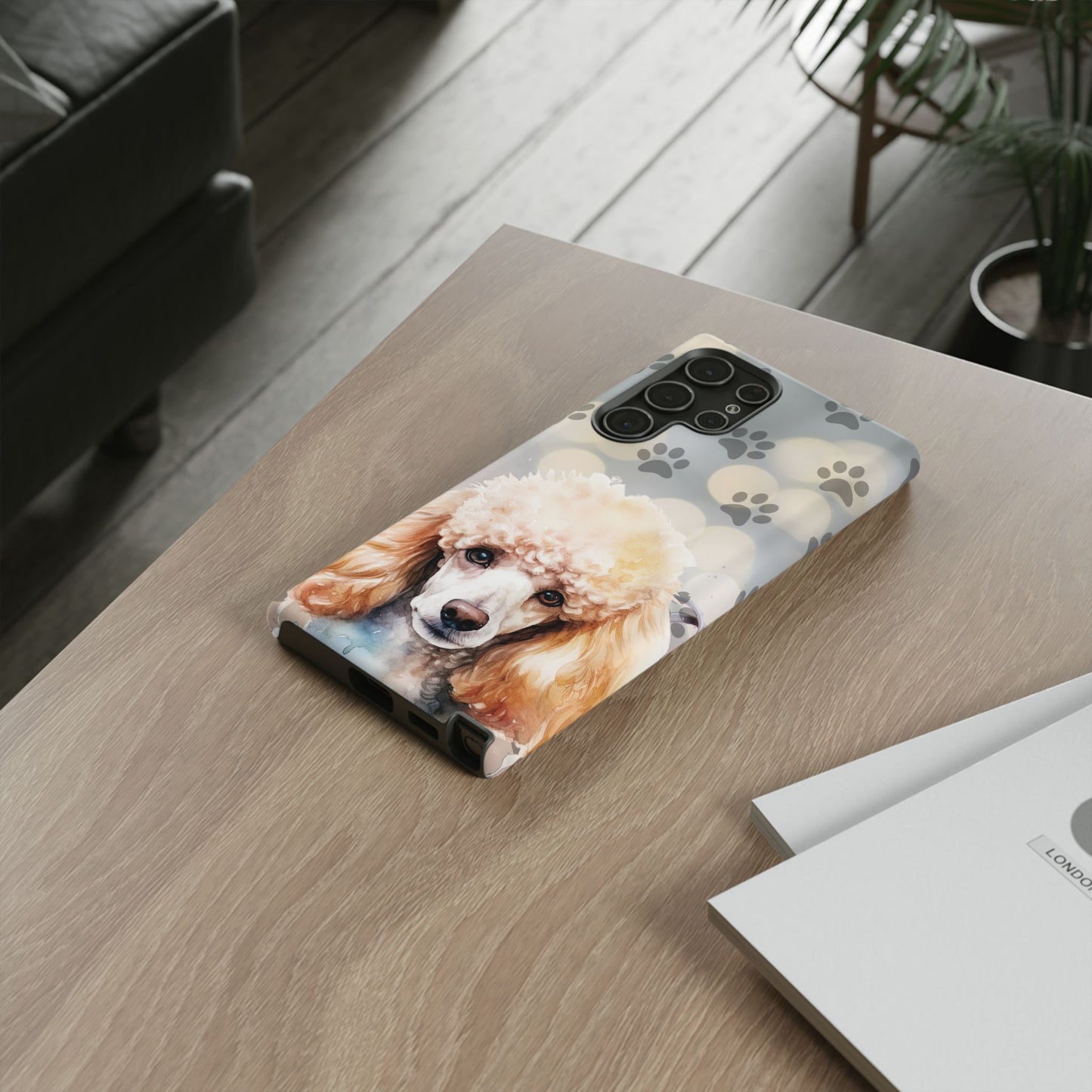 Poodle Phone Case by Tough Cases (Apple iPhone, Samsung Galaxy, and Google Pixel )