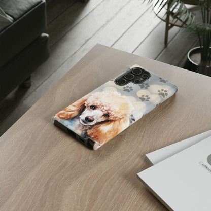 Poodle Phone Case by Tough Cases (Apple iPhone, Samsung Galaxy, and Google Pixel )