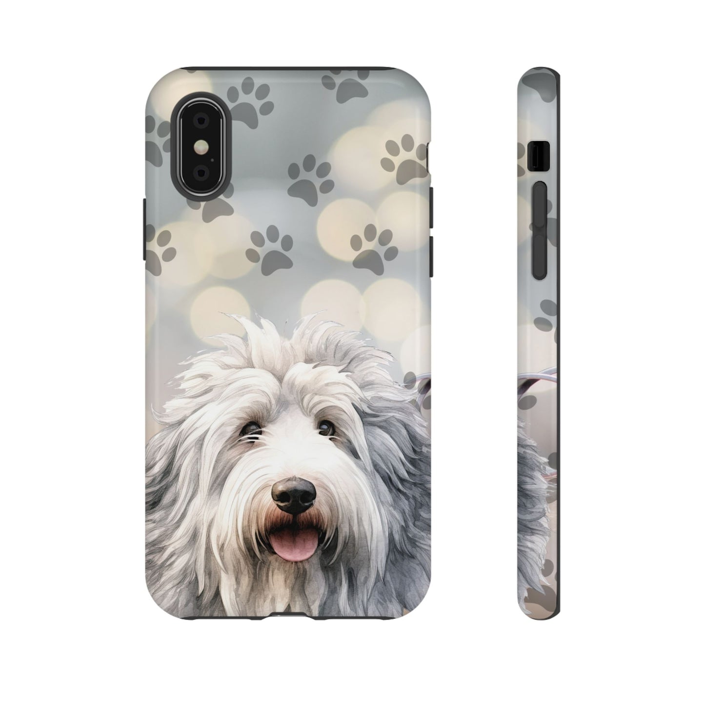 Old English Sheepdog by Tough Cases (Apple iPhone, Samsung Galaxy, and Google Pixel devices)