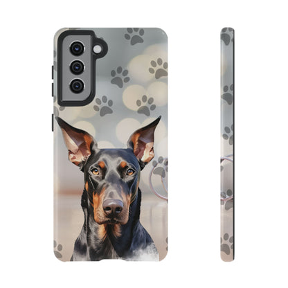 Doberman Phone Case by Tough Cases (Apple iPhone, Samsung Galaxy, and Google Pixel)