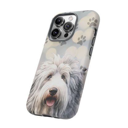 Old English Sheepdog by Tough Cases (Apple iPhone, Samsung Galaxy, and Google Pixel devices)