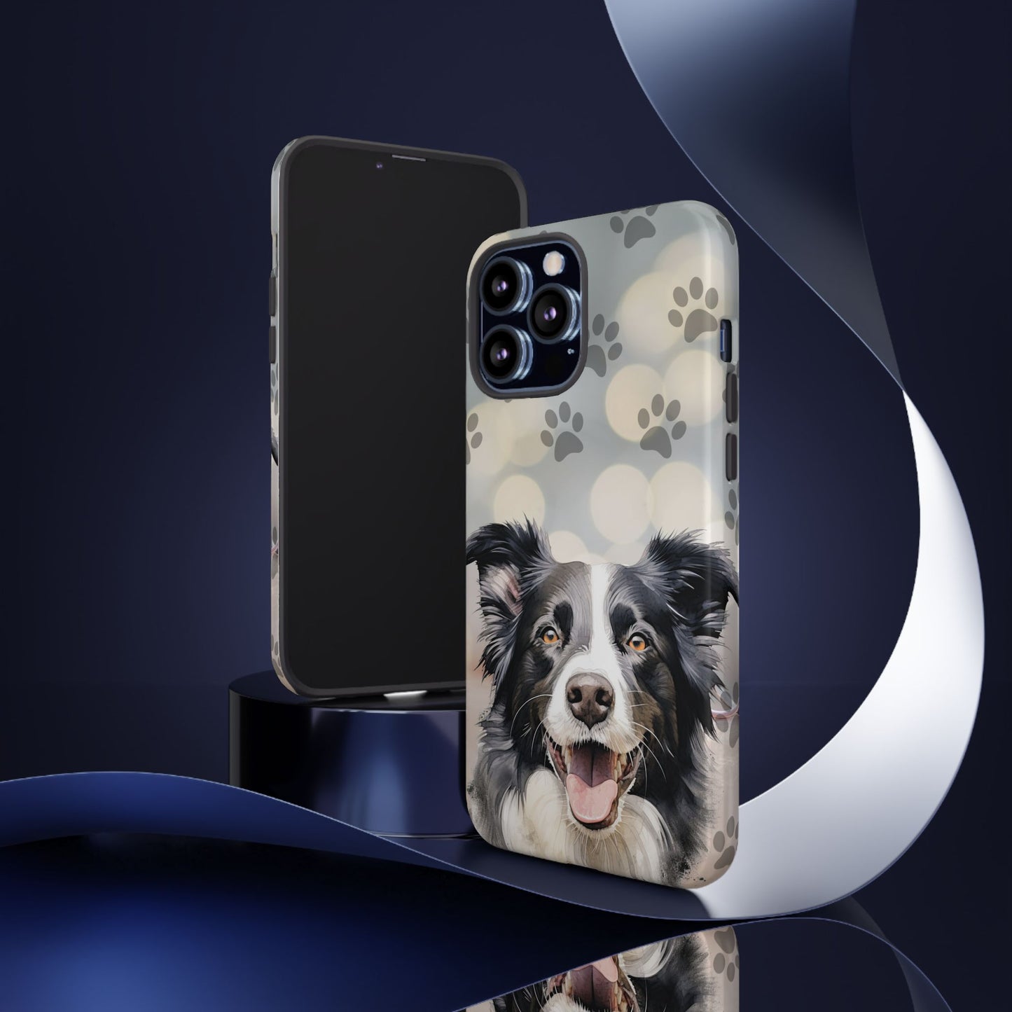 Border Collie Phone Case by Tough Cases (Apple iPhone, Samsung Galaxy, and Google Pixel)