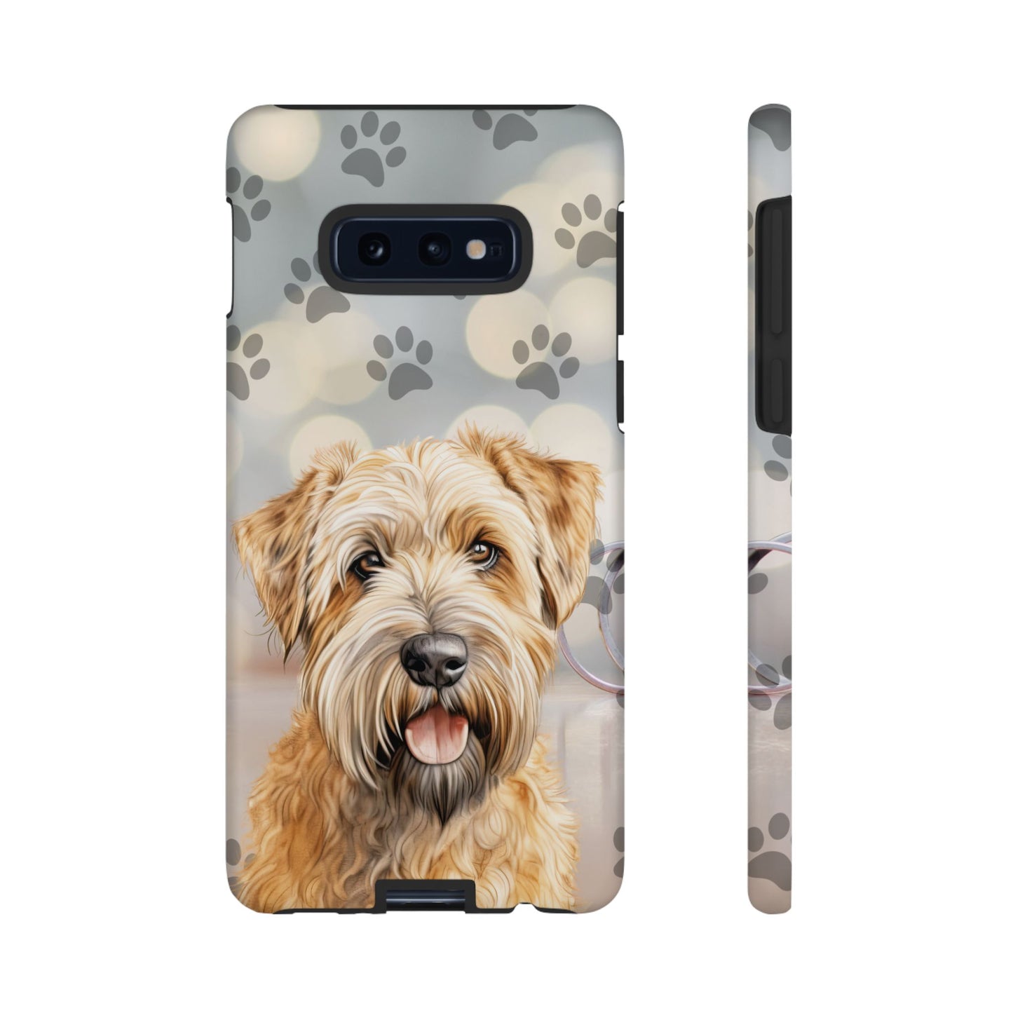 Self-Coated Wheaten Terrier by Tough Cases (Apple iPhone, Samsung Galaxy, and Google Pixel)