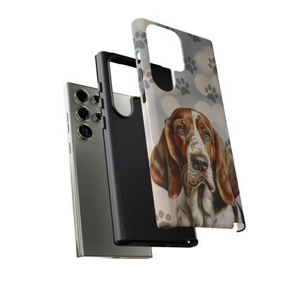 Basset Hound Phone Case by Tough Cases (Apple iPhone, Samsung Galaxy, and Google Pixel)