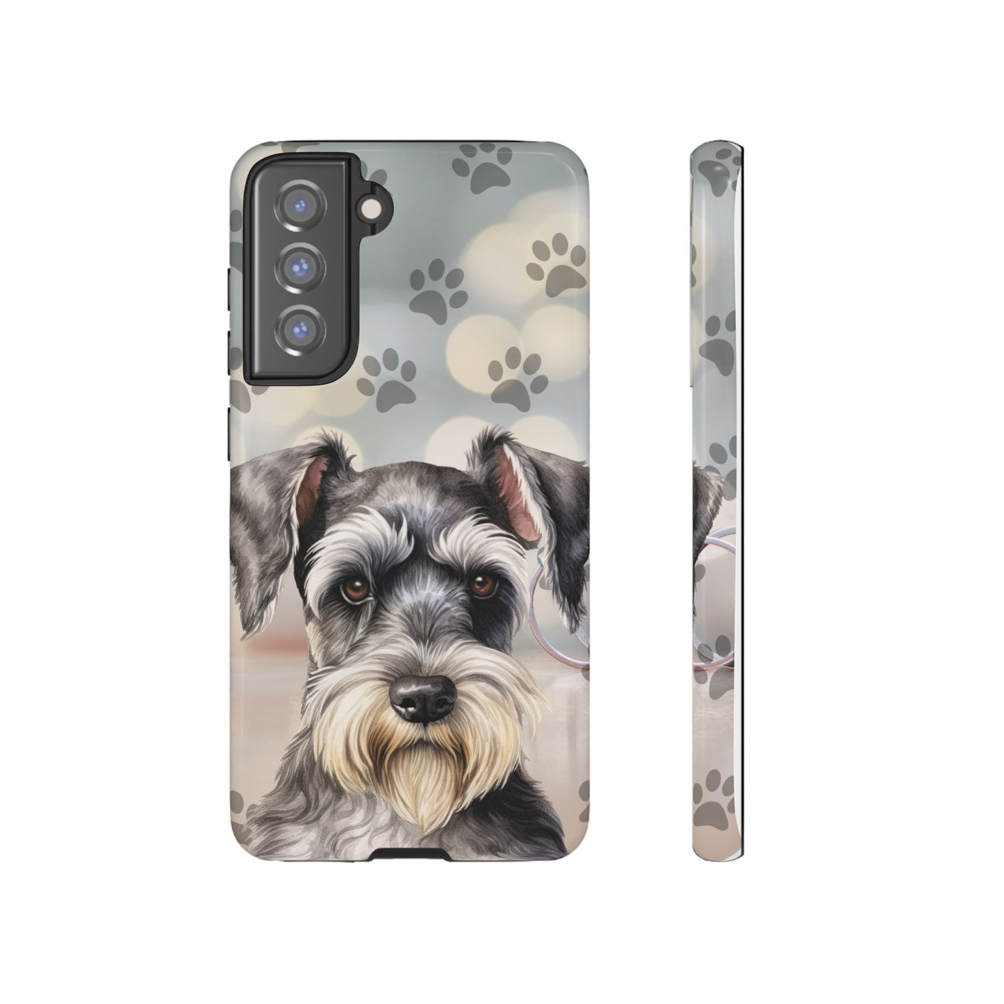 Miniature Schnauzer by Tough Cases (Apple iPhone, Samsung Galaxy, and Google Pixel)