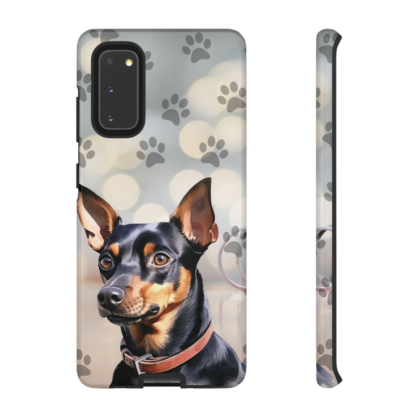 Miniature Pinscher by Tough Cases (Apple iPhone, Samsung Galaxy, and Google Pixel)
