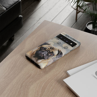 Pug Phone Case by Tough Cases (Apple iPhone, Samsung Galaxy, and Google Pixel)