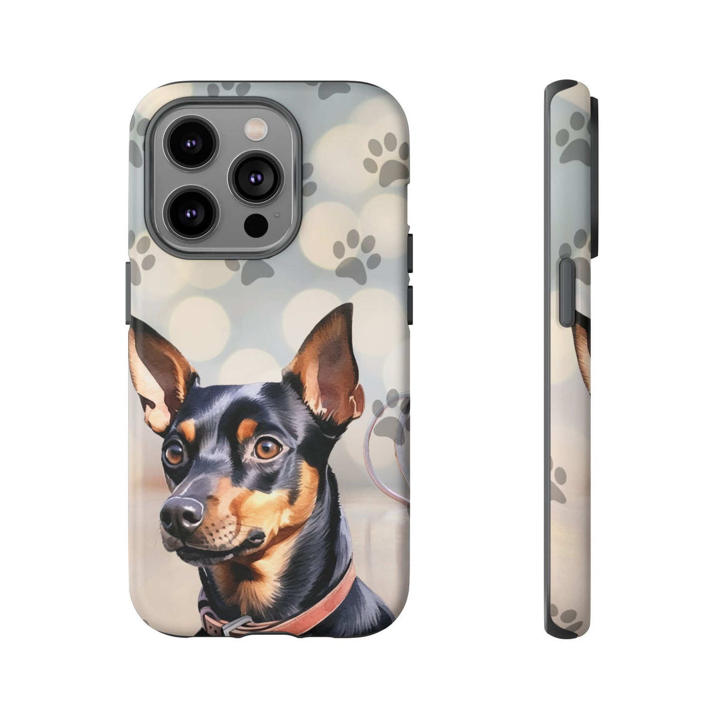 Miniature Pinscher by Tough Cases (Apple iPhone, Samsung Galaxy, and Google Pixel)