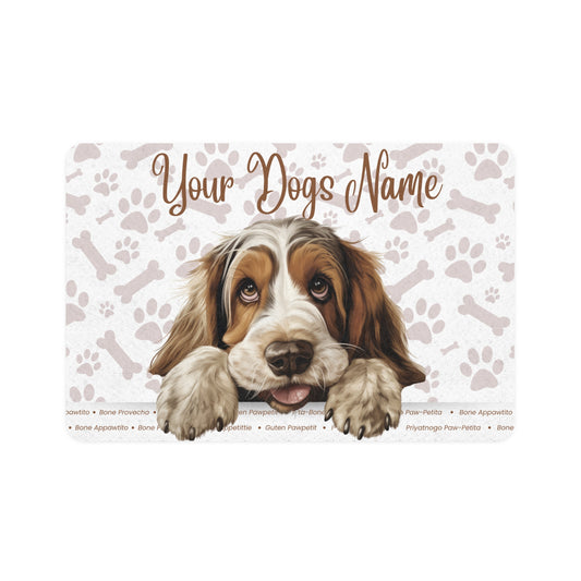 Grand Basset Griffon Vendeen Personalized Pet Food Mat - Custom Dog Feeding Mat, Cute Dog Decor, Pet Mat for Dogs, Dog Bowl Mat, Pet Accessories, Unique Gift for [...]