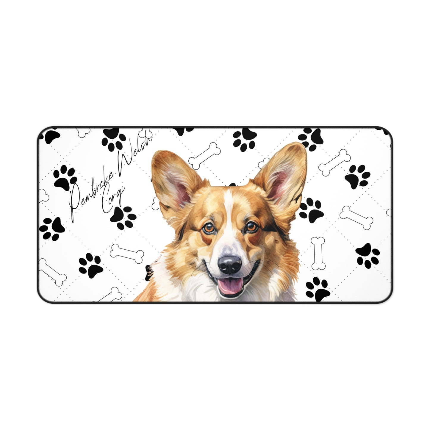 Pembroke Welsh Corgi Desk Mat