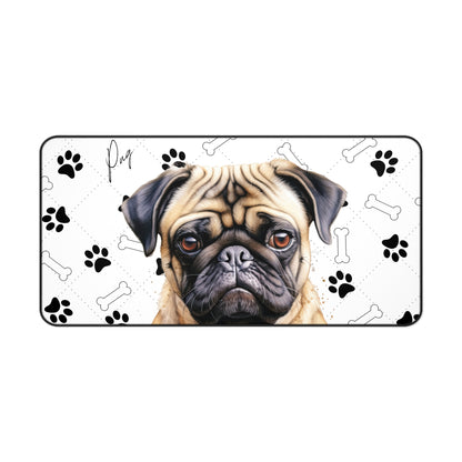 Pug Desk Mat