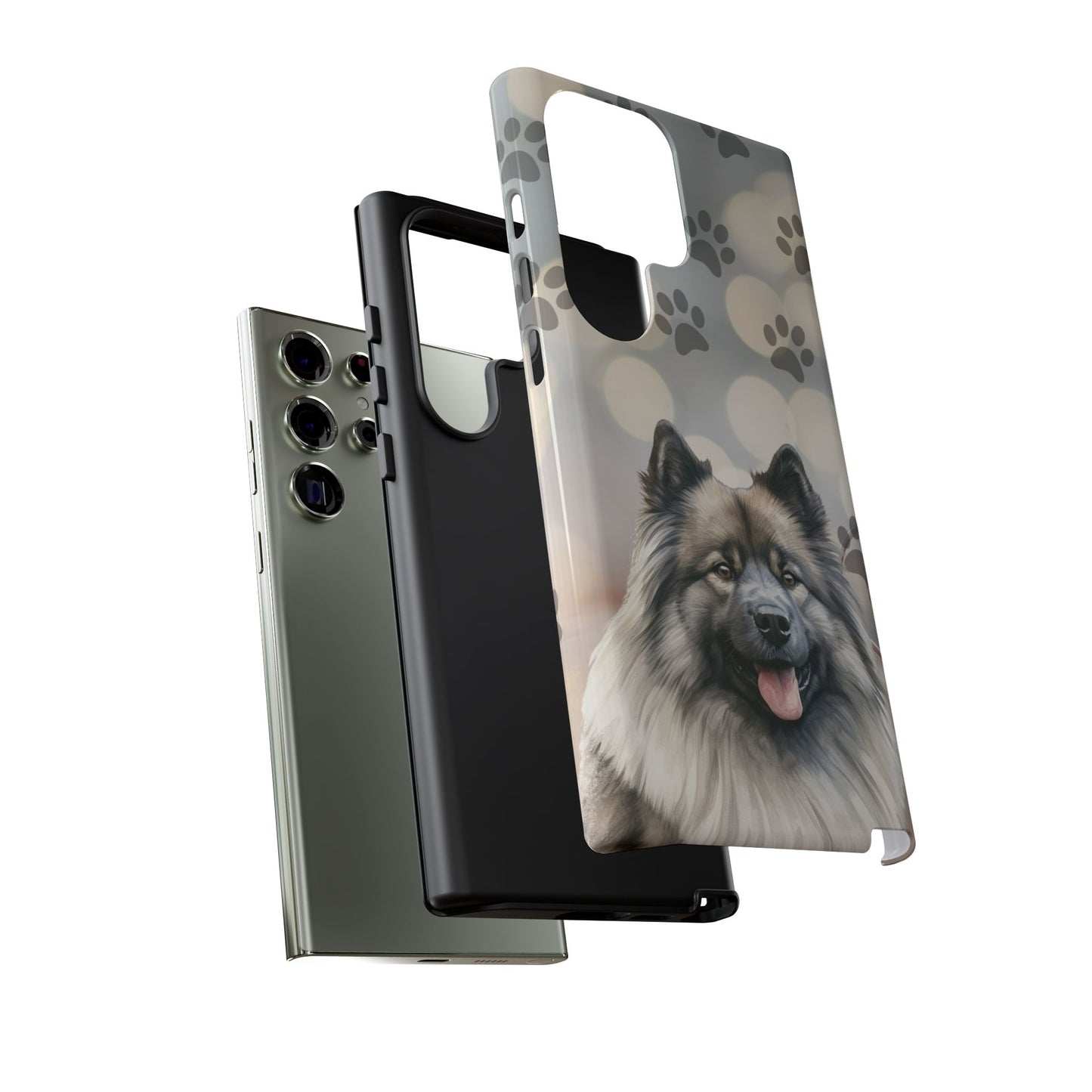 Keeshond Phone Case by Tough Cases ( Apple iPhone, Samsung Galaxy, and Google Pixel)