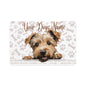 Glen of Imaal Terrier Custom Pet Food Mat with Personalized Name, Pet Mat, Dog Bowl Mat, Dog Feeding Mat, Customizable Pet Accessory
