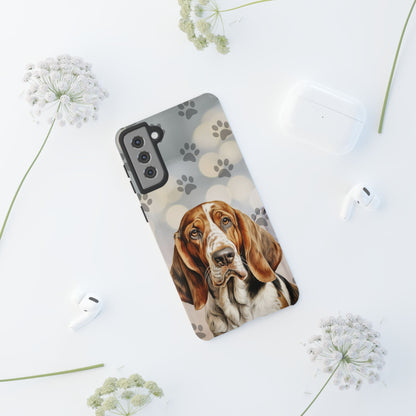 Basset Hound Phone Case by Tough Cases (Apple iPhone, Samsung Galaxy, and Google Pixel)