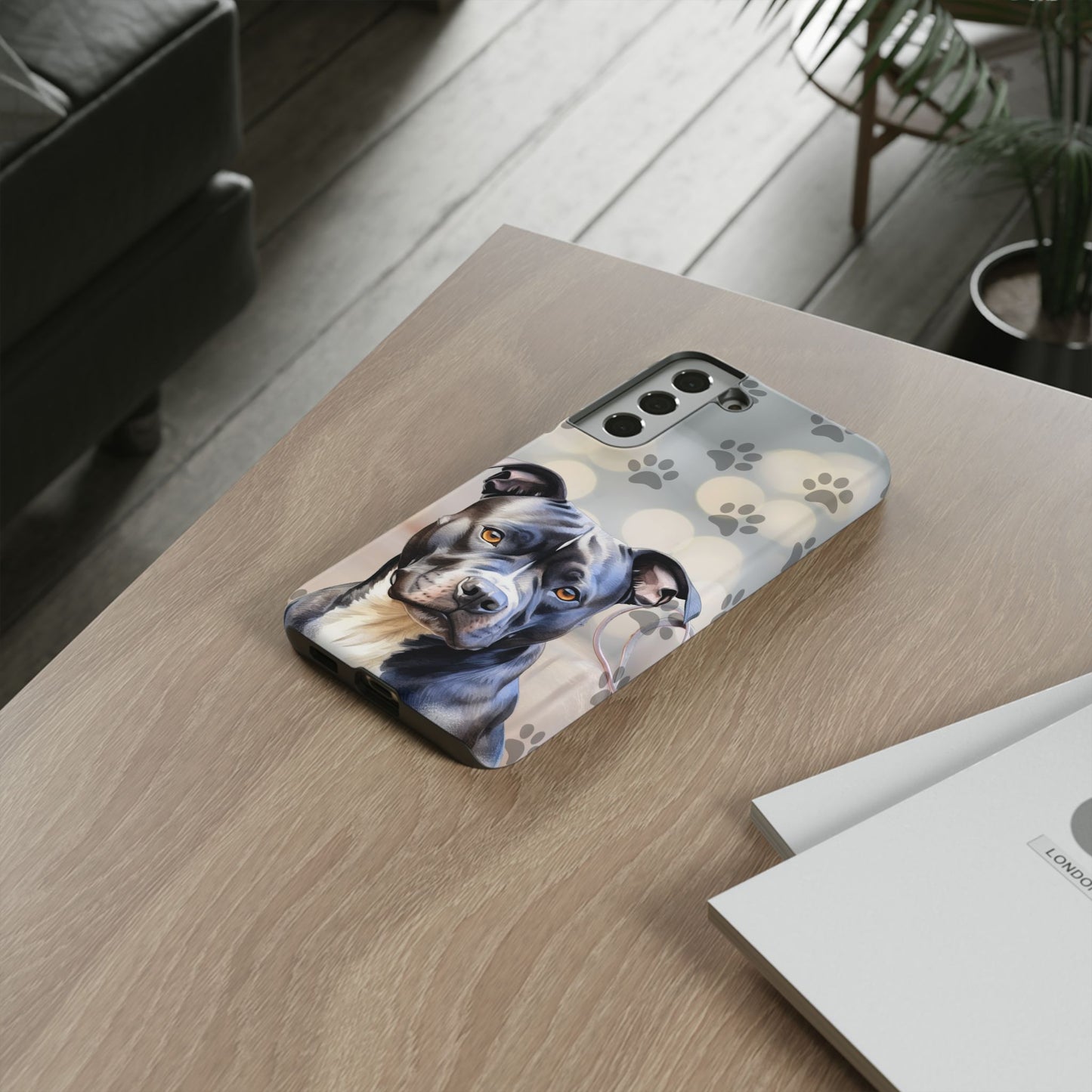 Staffordshire Bull Terrier by Tough Cases (Apple iPhone, Samsung Galaxy, and Google Pixel)