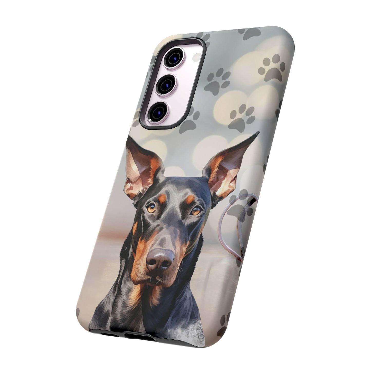 Doberman Phone Case by Tough Cases (Apple iPhone, Samsung Galaxy, and Google Pixel)